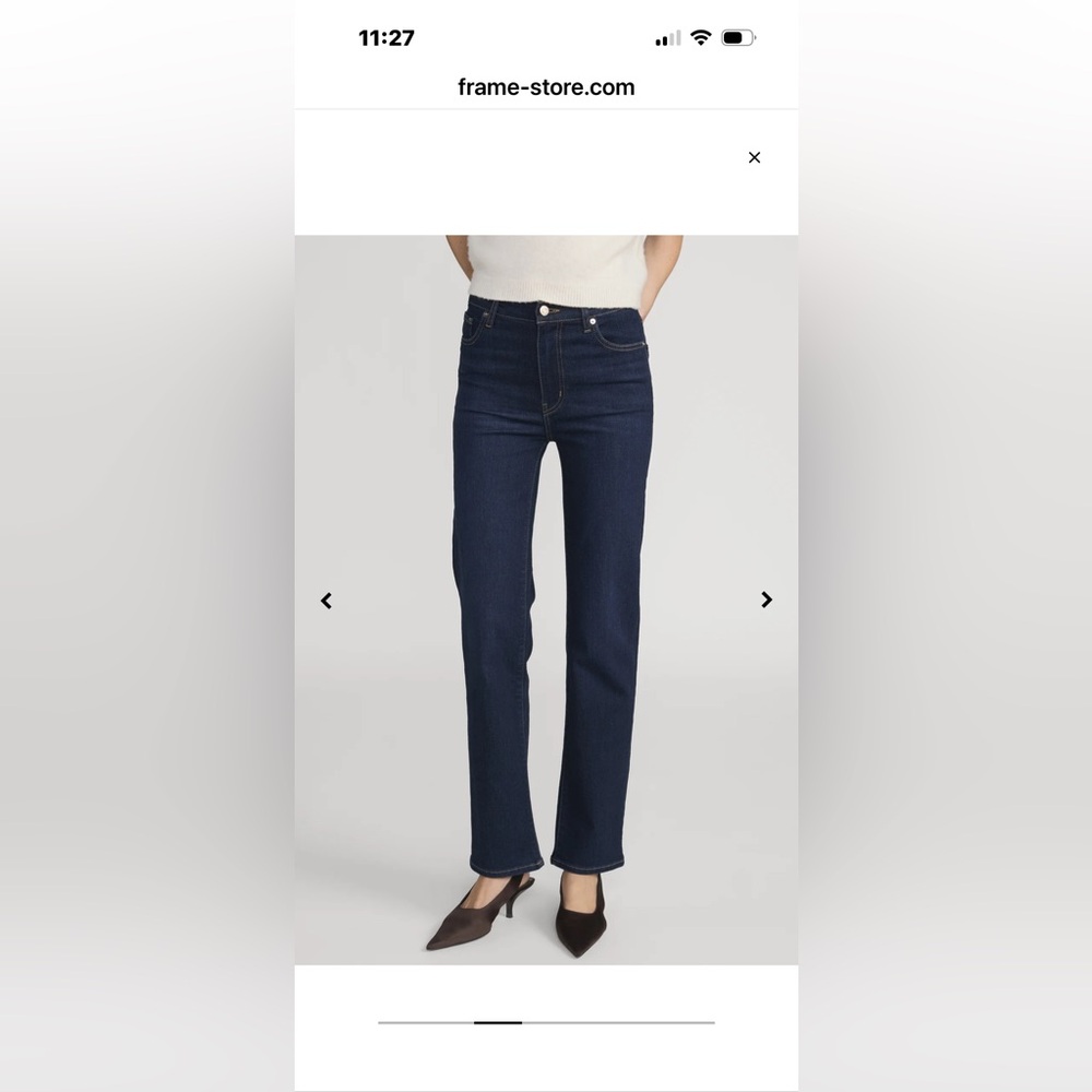 Frame Denim Le Sleek Straight Leg Jeans Sz 29